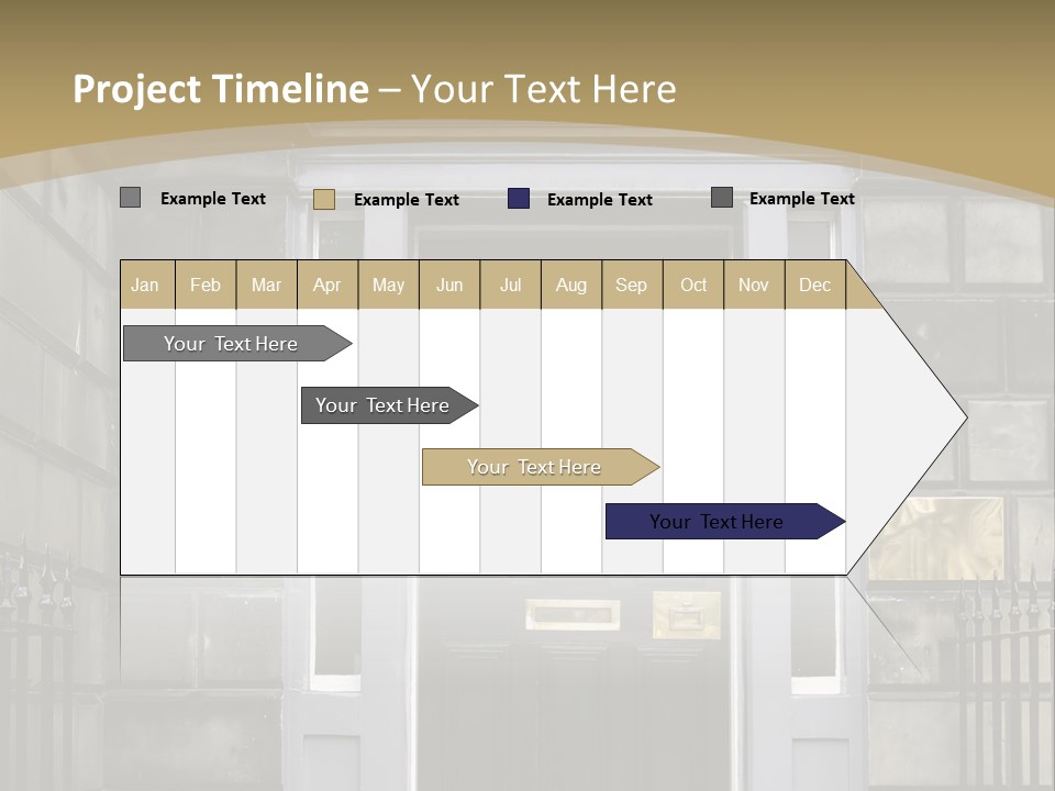 Front Door, Scotland, Uk PowerPoint Template