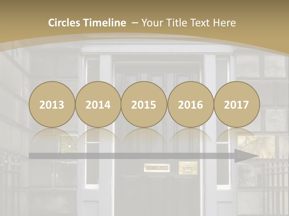 Front Door, Scotland, Uk PowerPoint Template