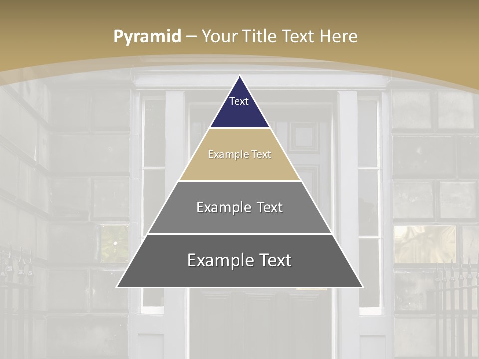 Front Door, Scotland, Uk PowerPoint Template