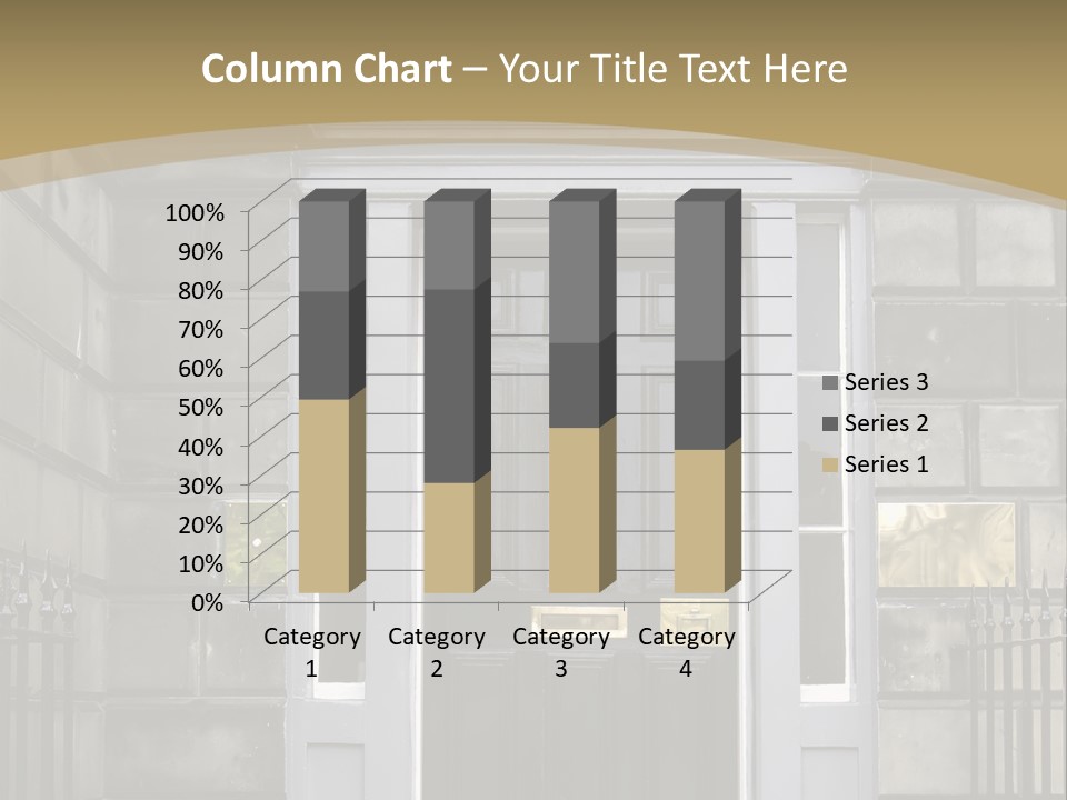Front Door, Scotland, Uk PowerPoint Template