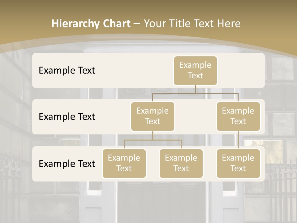 Front Door, Scotland, Uk PowerPoint Template