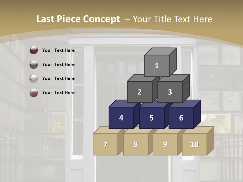 Front Door, Scotland, Uk PowerPoint Template