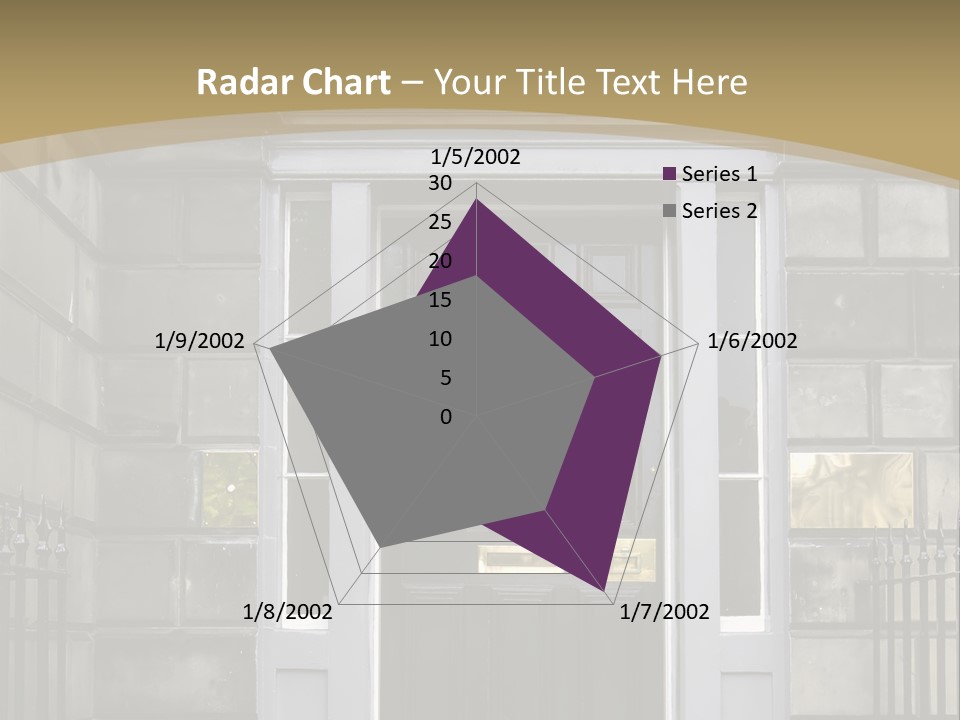 Front Door, Scotland, Uk PowerPoint Template
