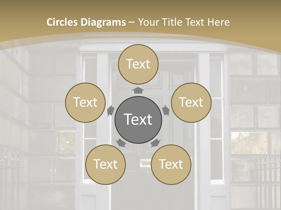 Front Door, Scotland, Uk PowerPoint Template