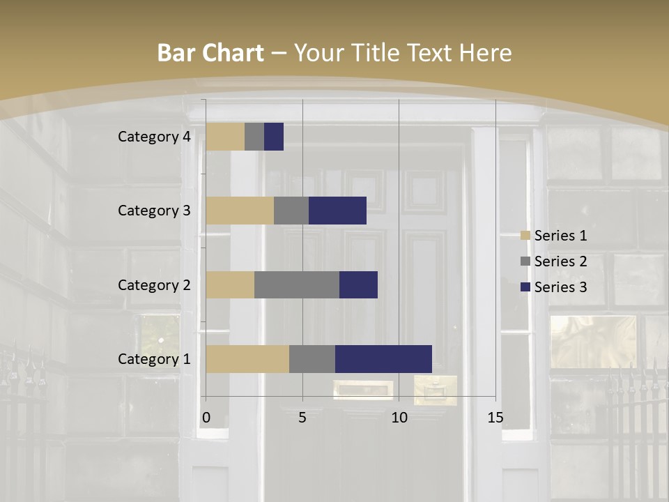 Front Door, Scotland, Uk PowerPoint Template