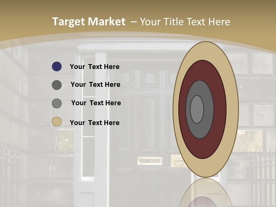 Front Door, Scotland, Uk PowerPoint Template