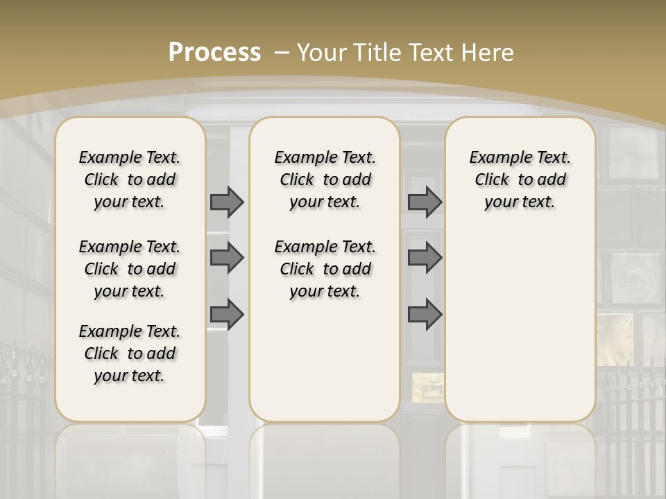Front Door, Scotland, Uk PowerPoint Template