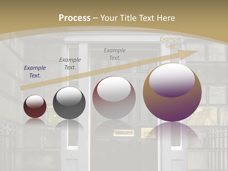 Front Door, Scotland, Uk PowerPoint Template