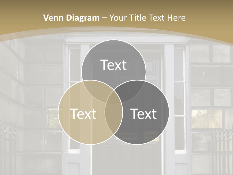 Front Door, Scotland, Uk PowerPoint Template