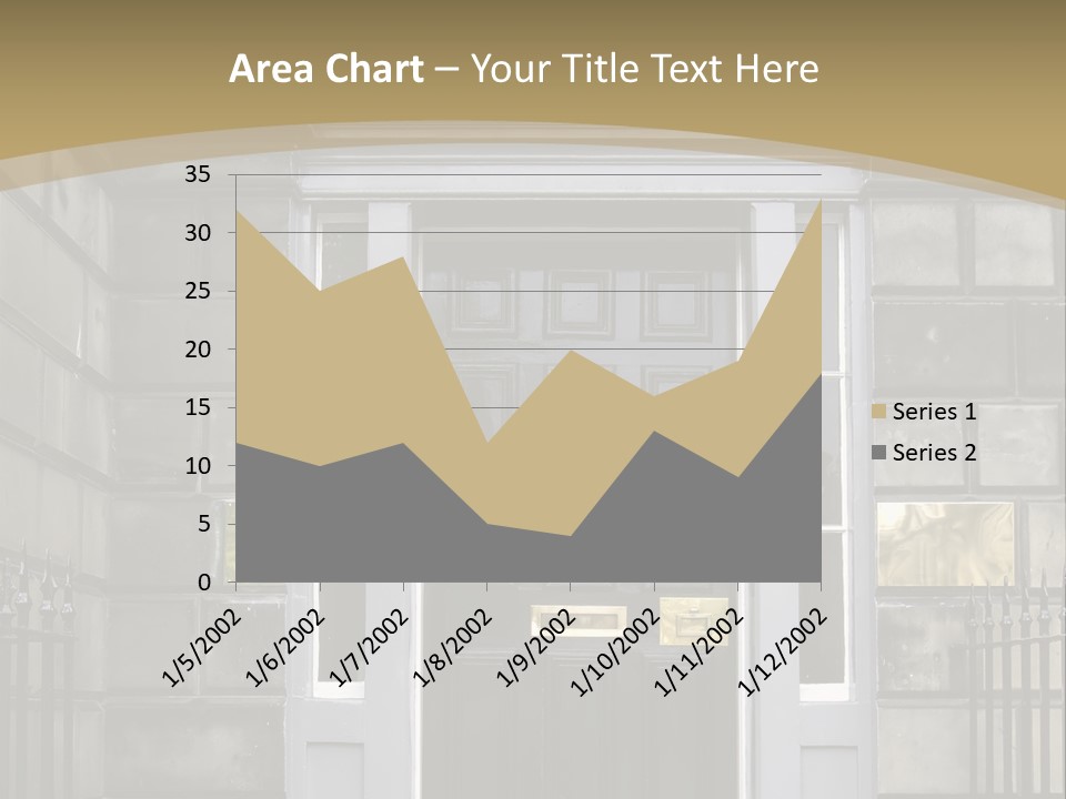 Front Door, Scotland, Uk PowerPoint Template