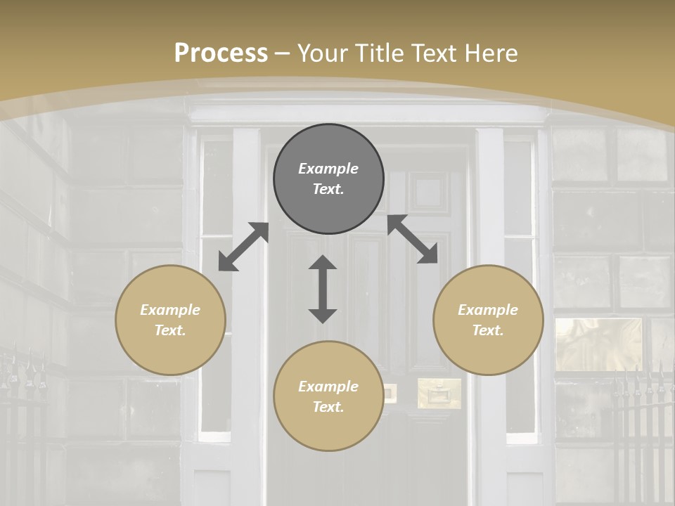 Front Door, Scotland, Uk PowerPoint Template