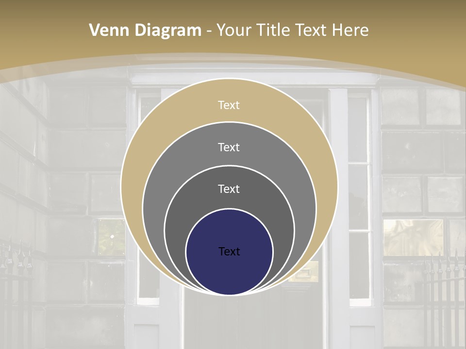 Front Door, Scotland, Uk PowerPoint Template