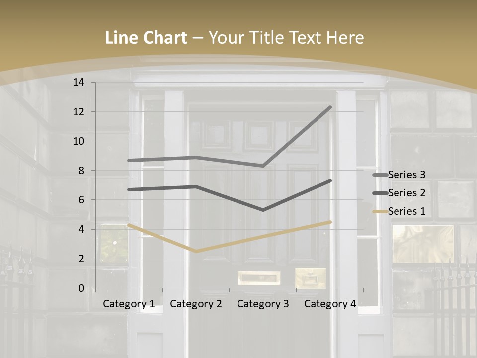 Front Door, Scotland, Uk PowerPoint Template