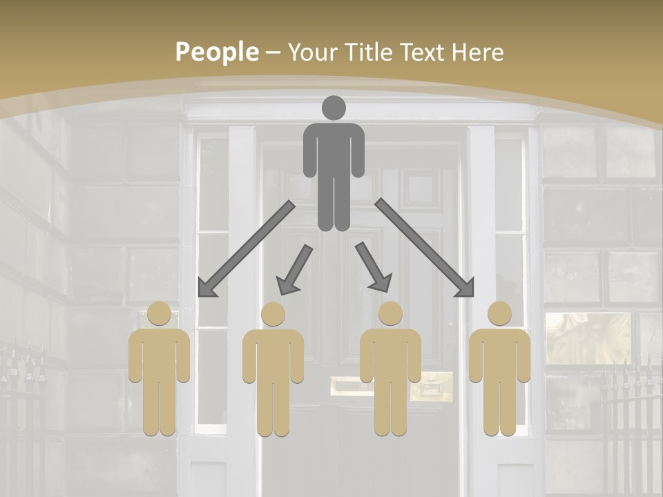 Front Door, Scotland, Uk PowerPoint Template