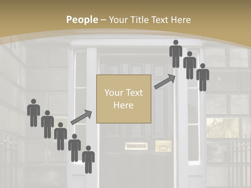 Front Door, Scotland, Uk PowerPoint Template