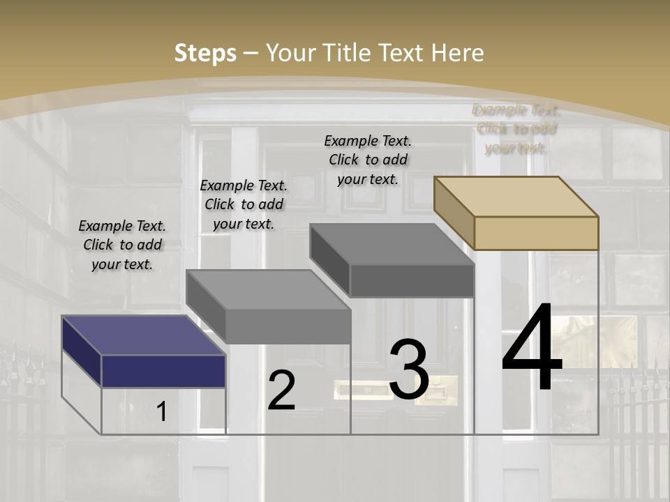 Front Door, Scotland, Uk PowerPoint Template