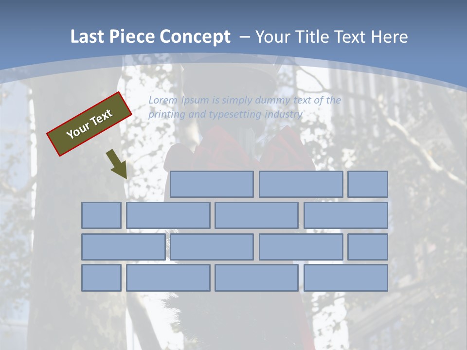 Holiday Lamp Post (3) PowerPoint Template
