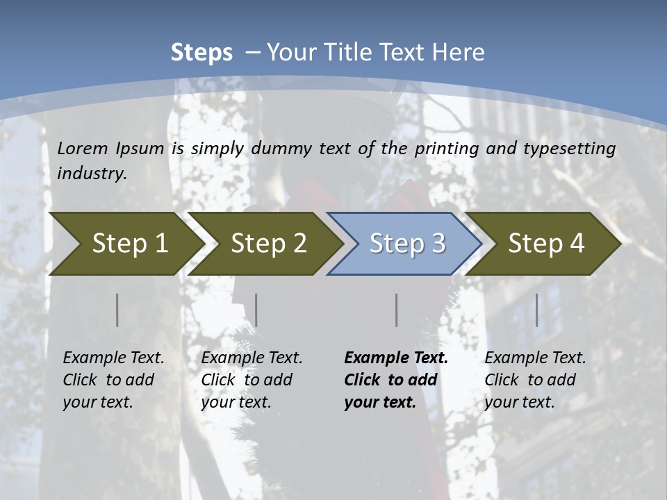Holiday Lamp Post (3) PowerPoint Template