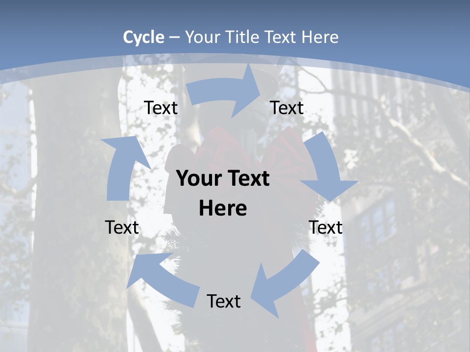 Holiday Lamp Post (3) PowerPoint Template