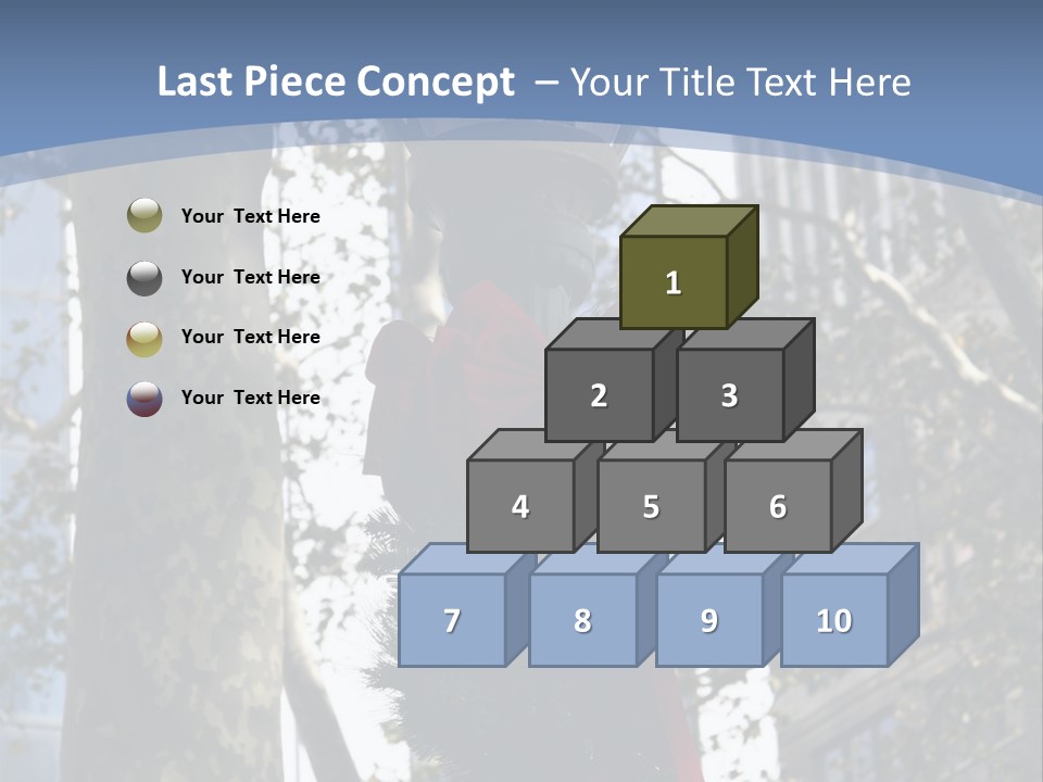 Holiday Lamp Post (3) PowerPoint Template