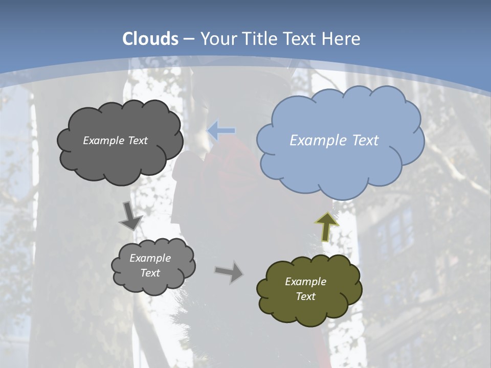 Holiday Lamp Post (3) PowerPoint Template