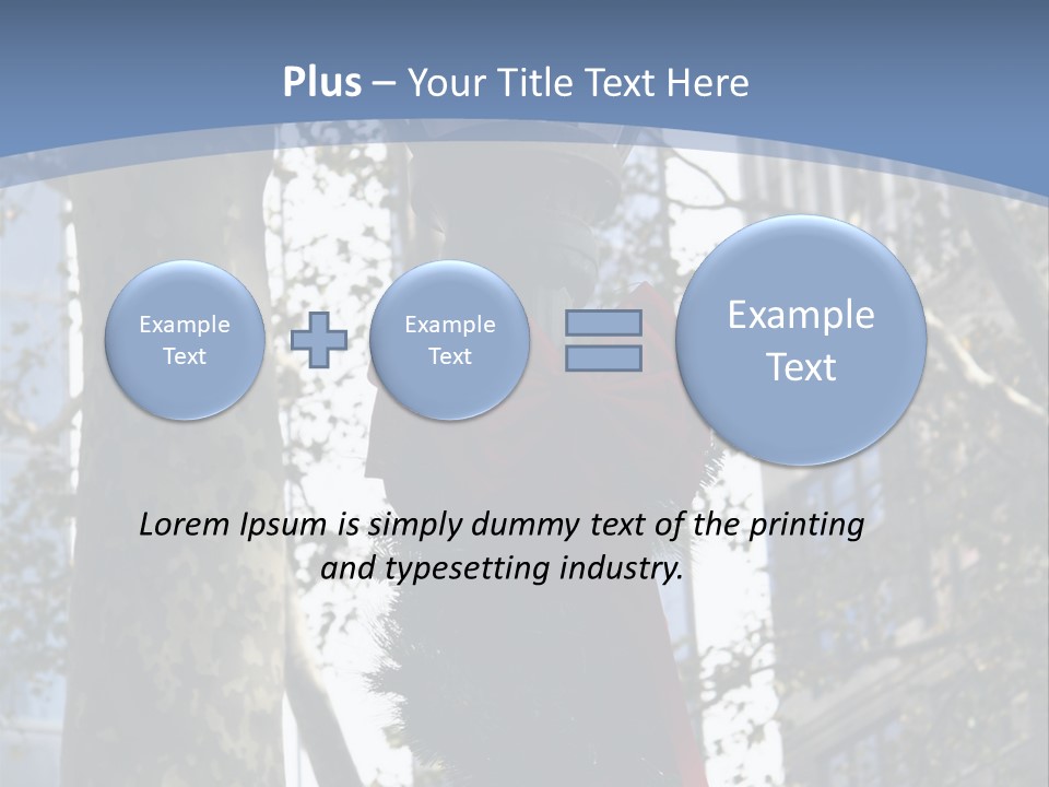 Holiday Lamp Post (3) PowerPoint Template