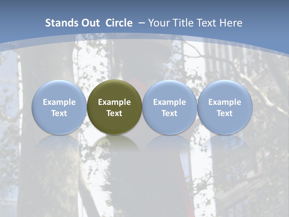 Holiday Lamp Post (3) PowerPoint Template