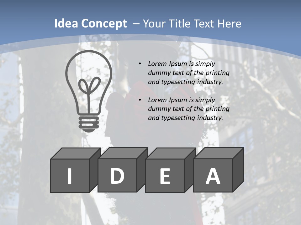 Holiday Lamp Post (3) PowerPoint Template