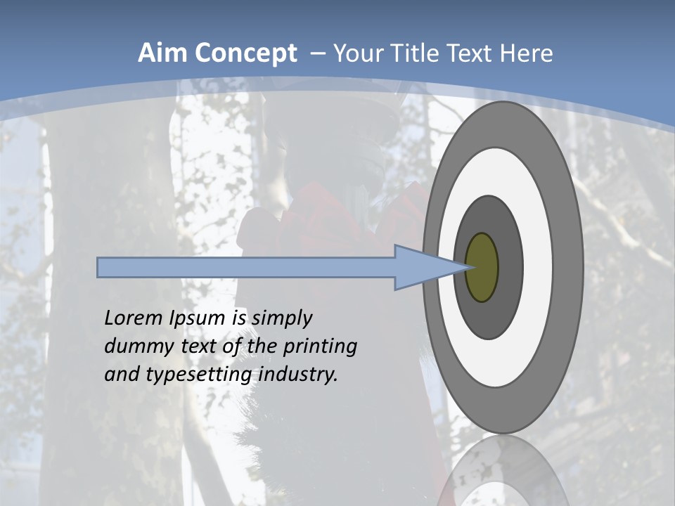 Holiday Lamp Post (3) PowerPoint Template