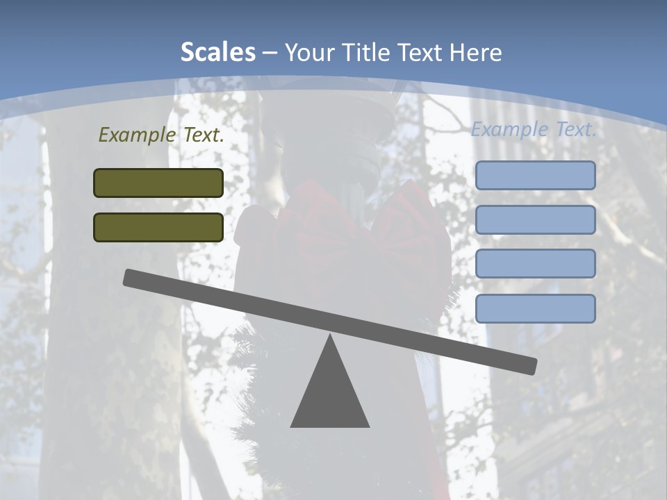 Holiday Lamp Post (3) PowerPoint Template