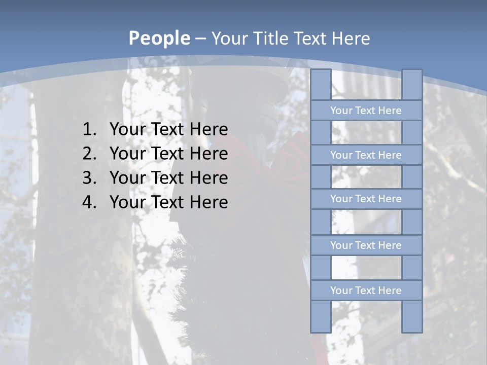 Holiday Lamp Post (3) PowerPoint Template