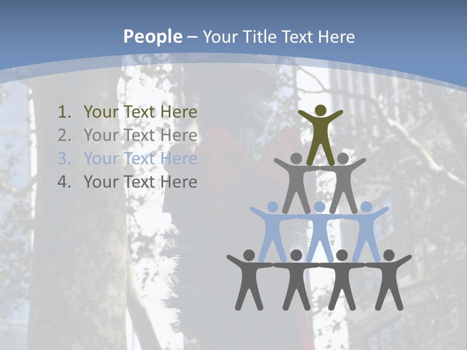 Holiday Lamp Post (3) PowerPoint Template