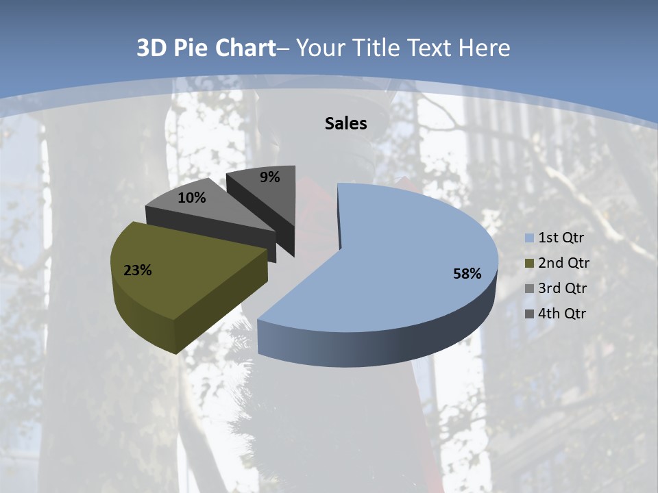 Holiday Lamp Post (3) PowerPoint Template