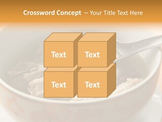 Pork Rib Soup Traditional Chinese Cuisine Clear Broth PowerPoint Template