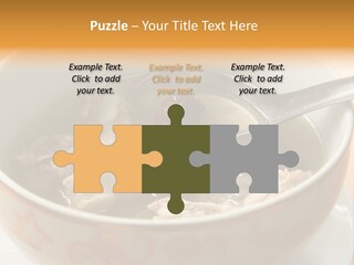 Pork Rib Soup Traditional Chinese Cuisine Clear Broth PowerPoint Template