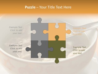 Pork Rib Soup Traditional Chinese Cuisine Clear Broth PowerPoint Template