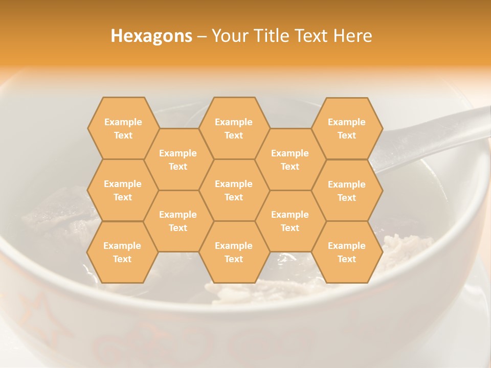 Pork Rib Soup Traditional Chinese Cuisine Clear Broth PowerPoint Template