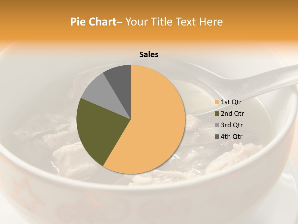 Pork Rib Soup Traditional Chinese Cuisine Clear Broth PowerPoint Template