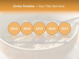 Pork Rib Soup Traditional Chinese Cuisine Clear Broth PowerPoint Template