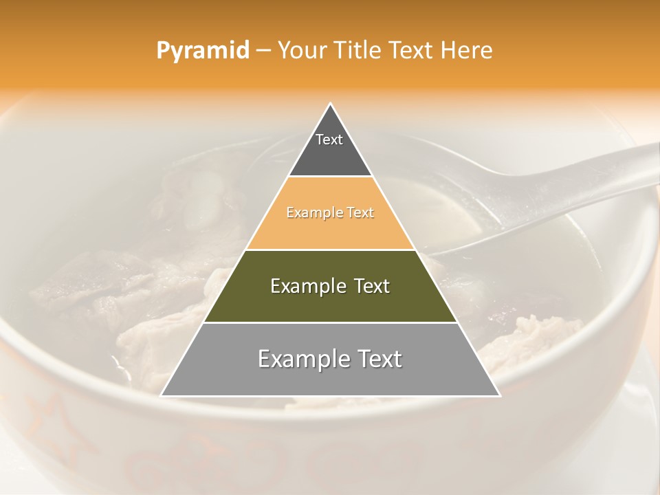 Pork Rib Soup Traditional Chinese Cuisine Clear Broth PowerPoint Template