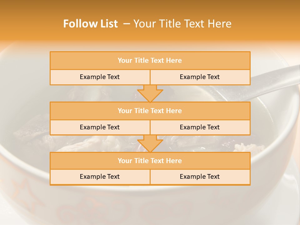 Pork Rib Soup Traditional Chinese Cuisine Clear Broth PowerPoint Template