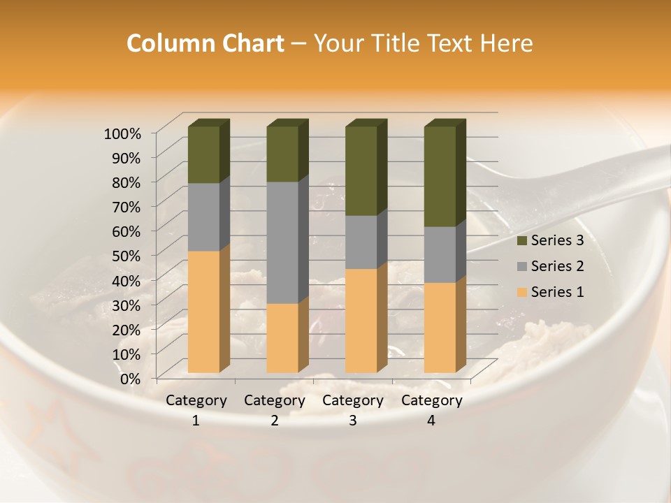 Pork Rib Soup Traditional Chinese Cuisine Clear Broth PowerPoint Template