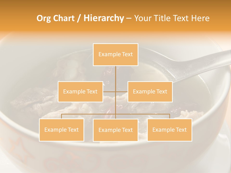 Pork Rib Soup Traditional Chinese Cuisine Clear Broth PowerPoint Template