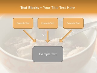 Pork Rib Soup Traditional Chinese Cuisine Clear Broth PowerPoint Template