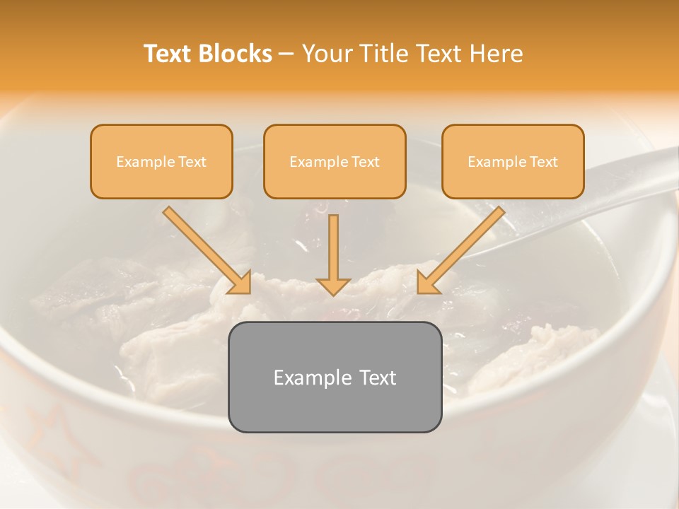 Pork Rib Soup Traditional Chinese Cuisine Clear Broth PowerPoint Template