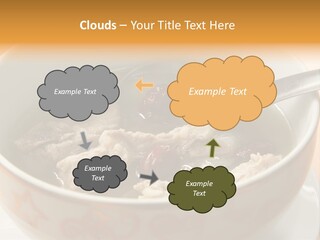Pork Rib Soup Traditional Chinese Cuisine Clear Broth PowerPoint Template