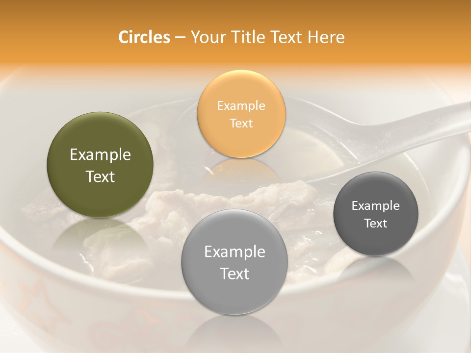 Pork Rib Soup Traditional Chinese Cuisine Clear Broth PowerPoint Template