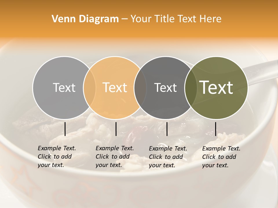 Pork Rib Soup Traditional Chinese Cuisine Clear Broth PowerPoint Template