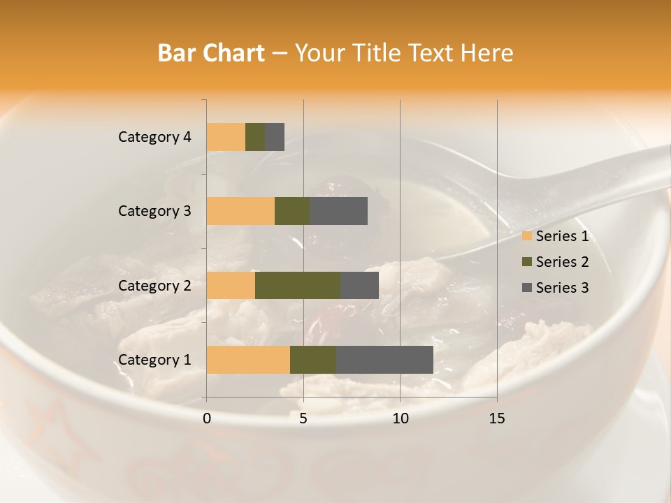 Pork Rib Soup Traditional Chinese Cuisine Clear Broth PowerPoint Template