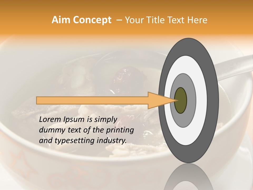 Pork Rib Soup Traditional Chinese Cuisine Clear Broth PowerPoint Template